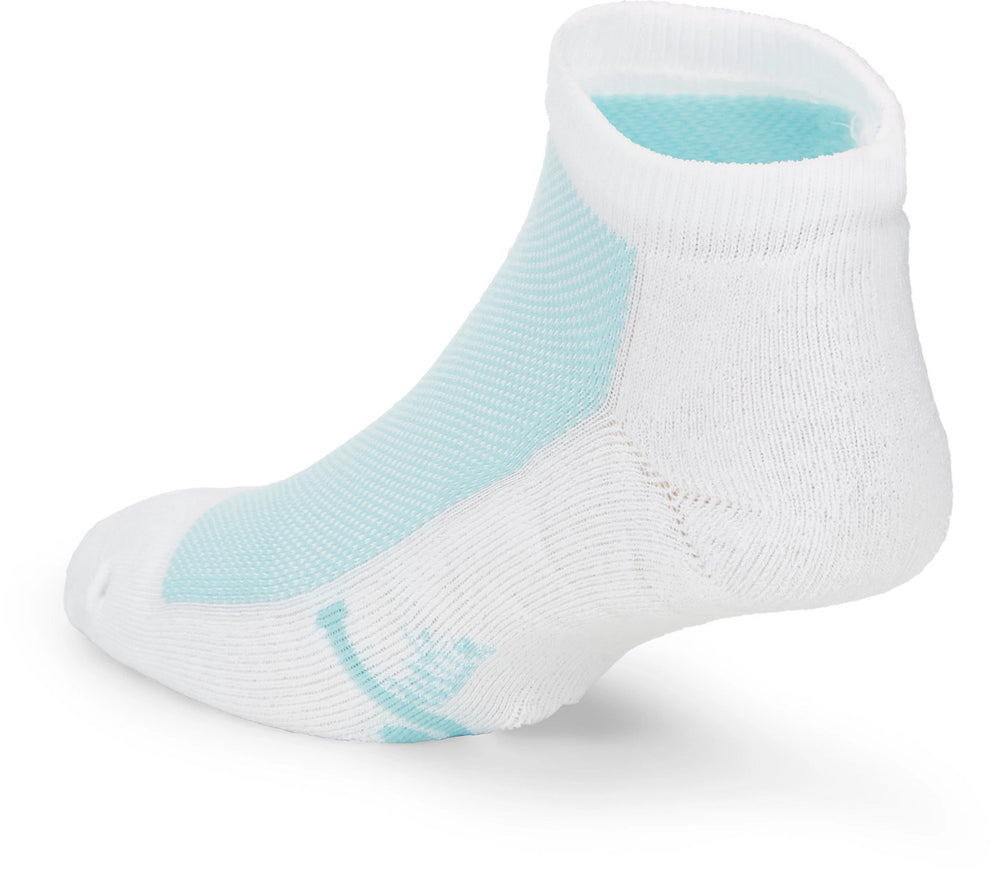 Low Cut Socks ™ - White/Blue (White)