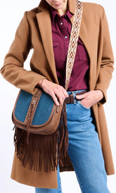 Denim Saddle Bag ™ - Blue
