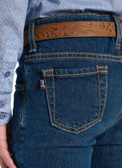 Champion Tooled Belt ™ - Aged Bark (Brown)