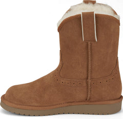 Heidi 8" Suede Shearling ™ - Chestnut (Brown)