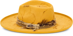 Joline Felt Western Hat ™ - Mustard (Yellow)