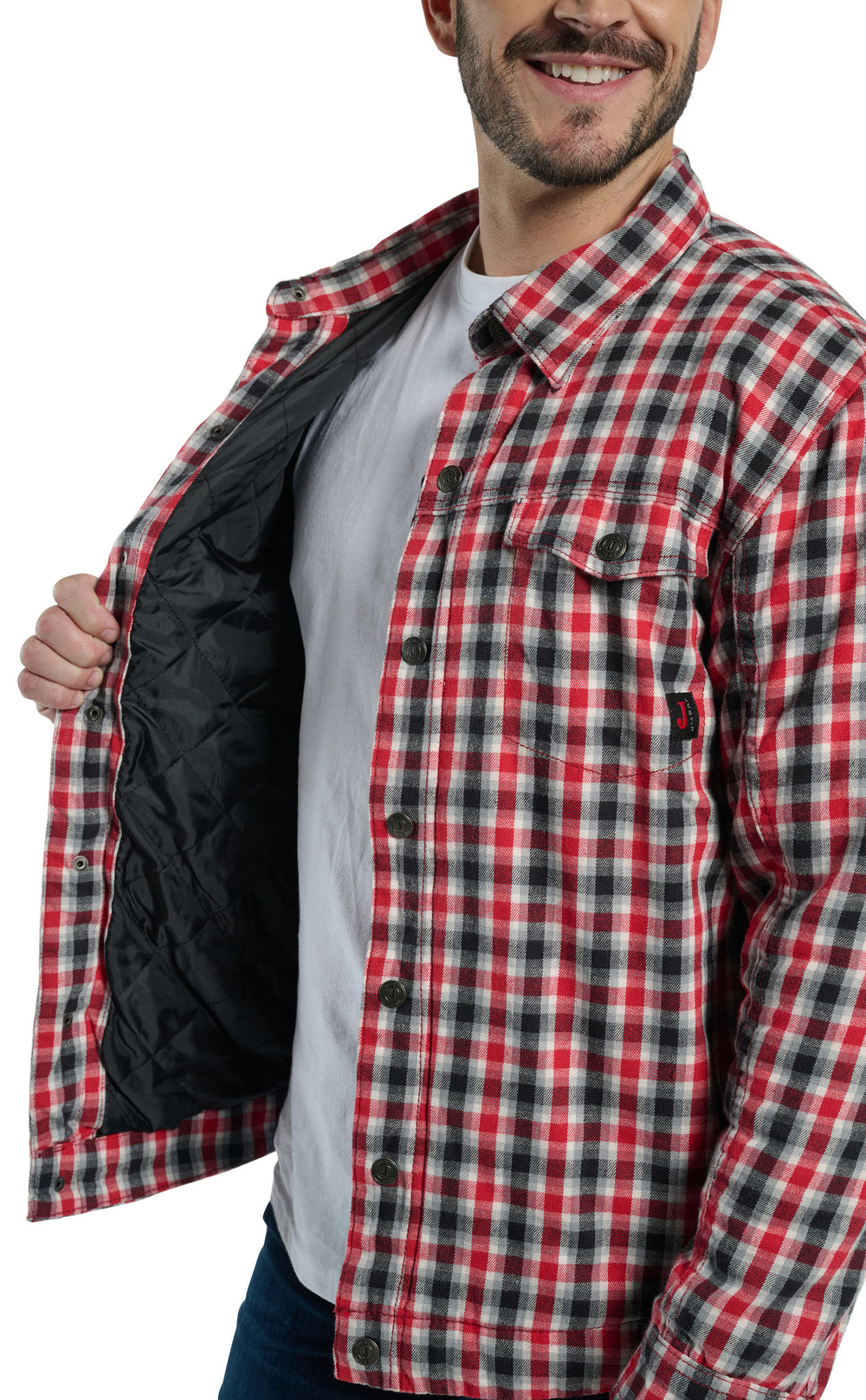 Jackson Shirt Jacket ™ - Red/White/Black Plaid (Multicolor)