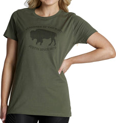 Women's Bison Tee ™ - Olive (Green)