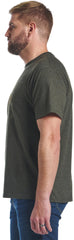 Justin Men's Bison Tee ™ - Olive Heather (Green)