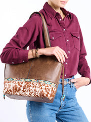 Hair on Tote Bag ™ - Dark Brown (Brown)