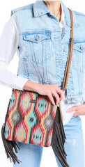Aztec Crossbody Bag ™ - Red (Multicolor)