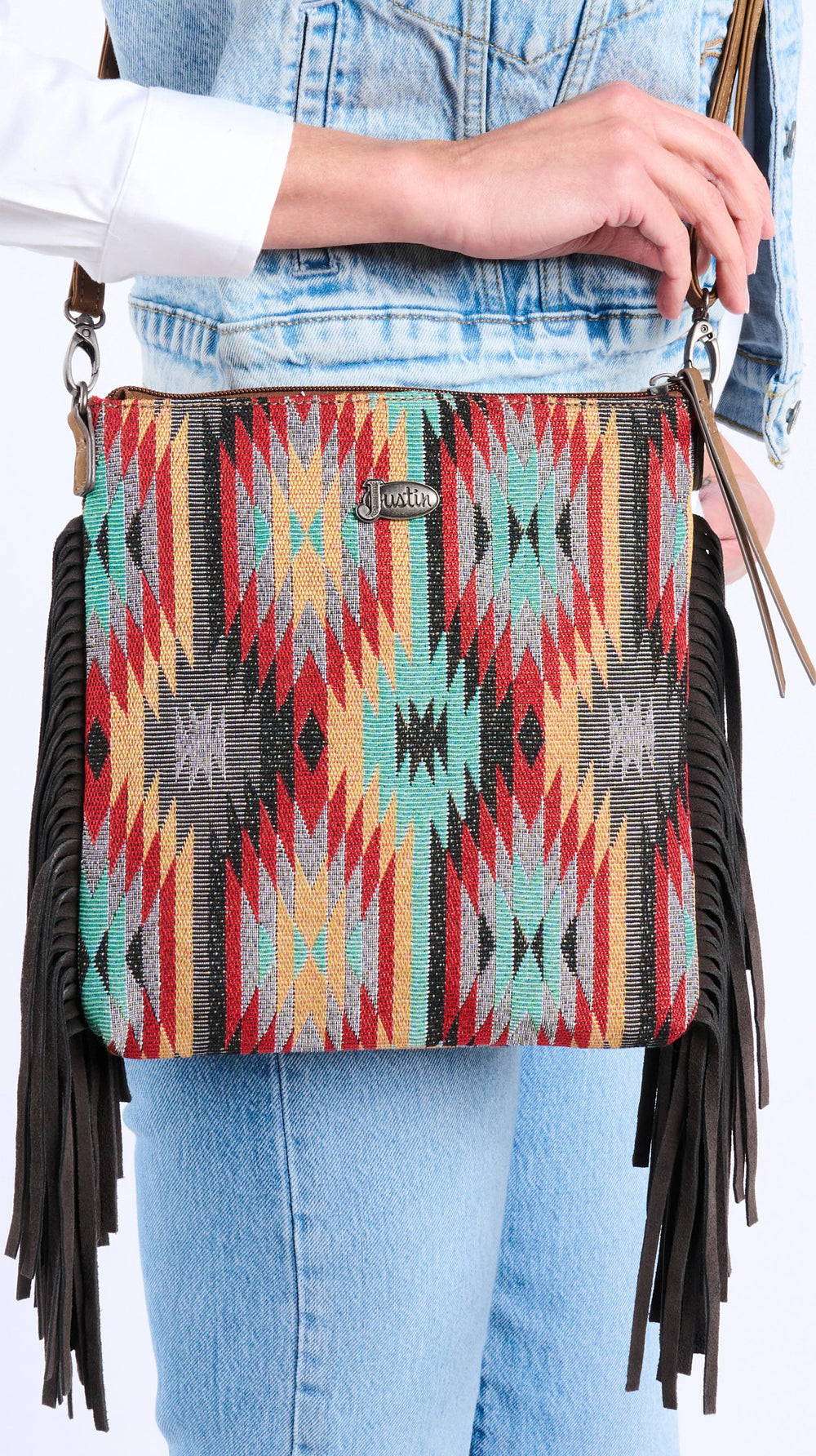 Aztec Crossbody Bag ™ - Red (Multicolor)