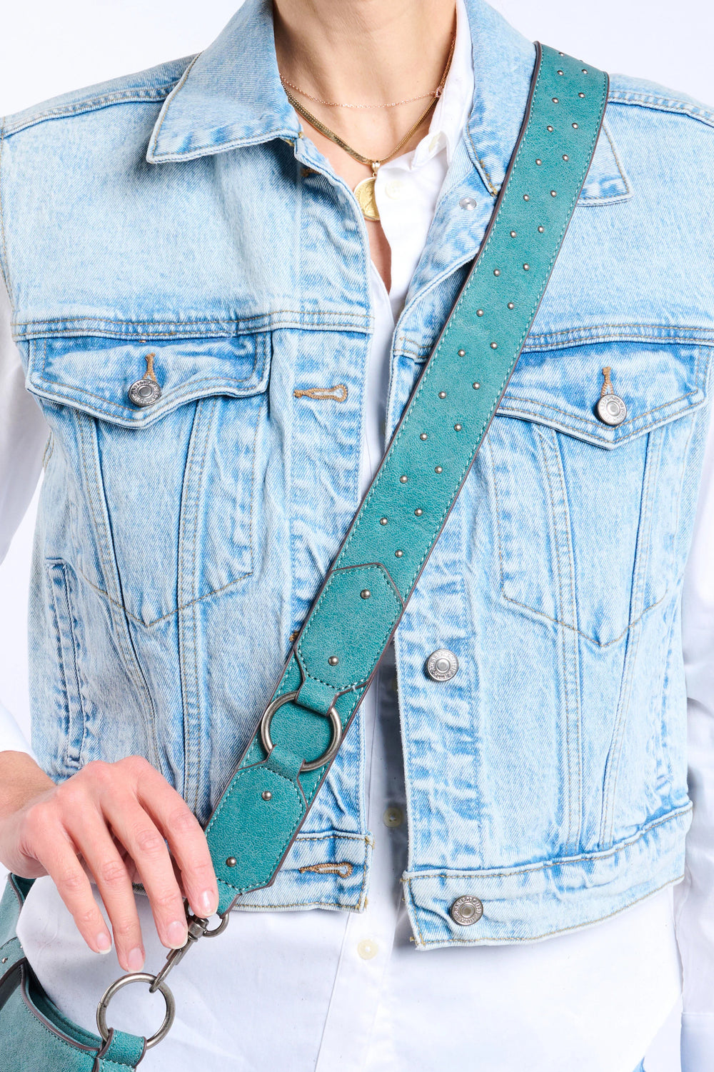 Fringe Crossbody Bag ™ - Turquoise (Blue)