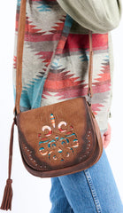 Inlay Saddle Bag ™ - Walnut (Brown)