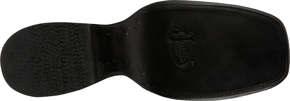 Three Bars - Smooth Ostrich ™ - Black
