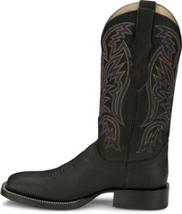 Three Bars - Smooth Ostrich ™ - Black