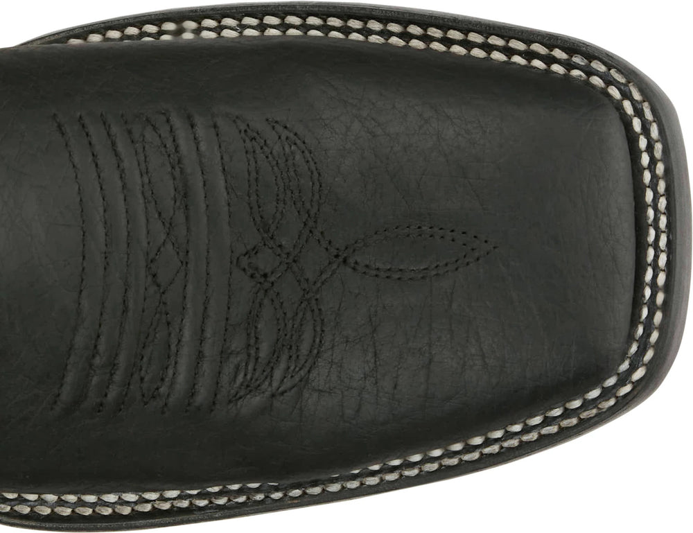 Three Bars - Smooth Ostrich ™ - Black