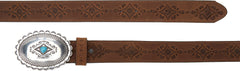 Ladies Native Heart Belt ™ - Brown