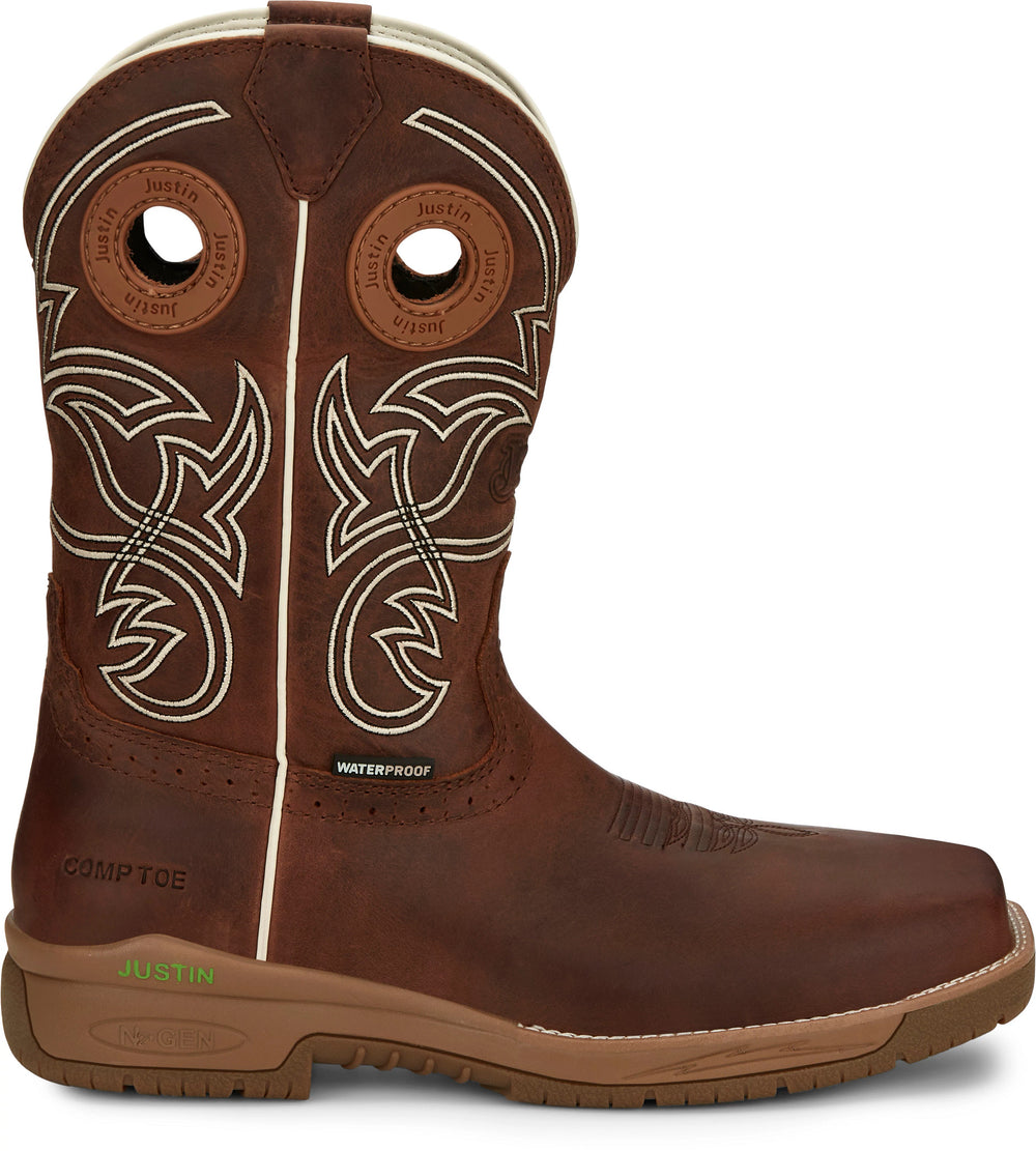 Nitread 11" Waterproof Nano Comp Toe ™ - Spice (Brown)