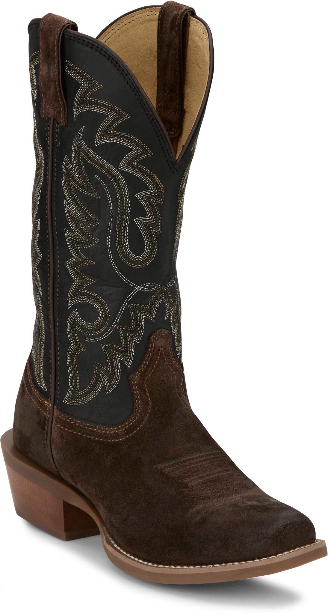 Cowboy Town Suede 13" Western ™ - Chocolate (Brown)