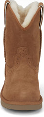 Heidi 8" Suede Shearling ™ - Chestnut (Brown)