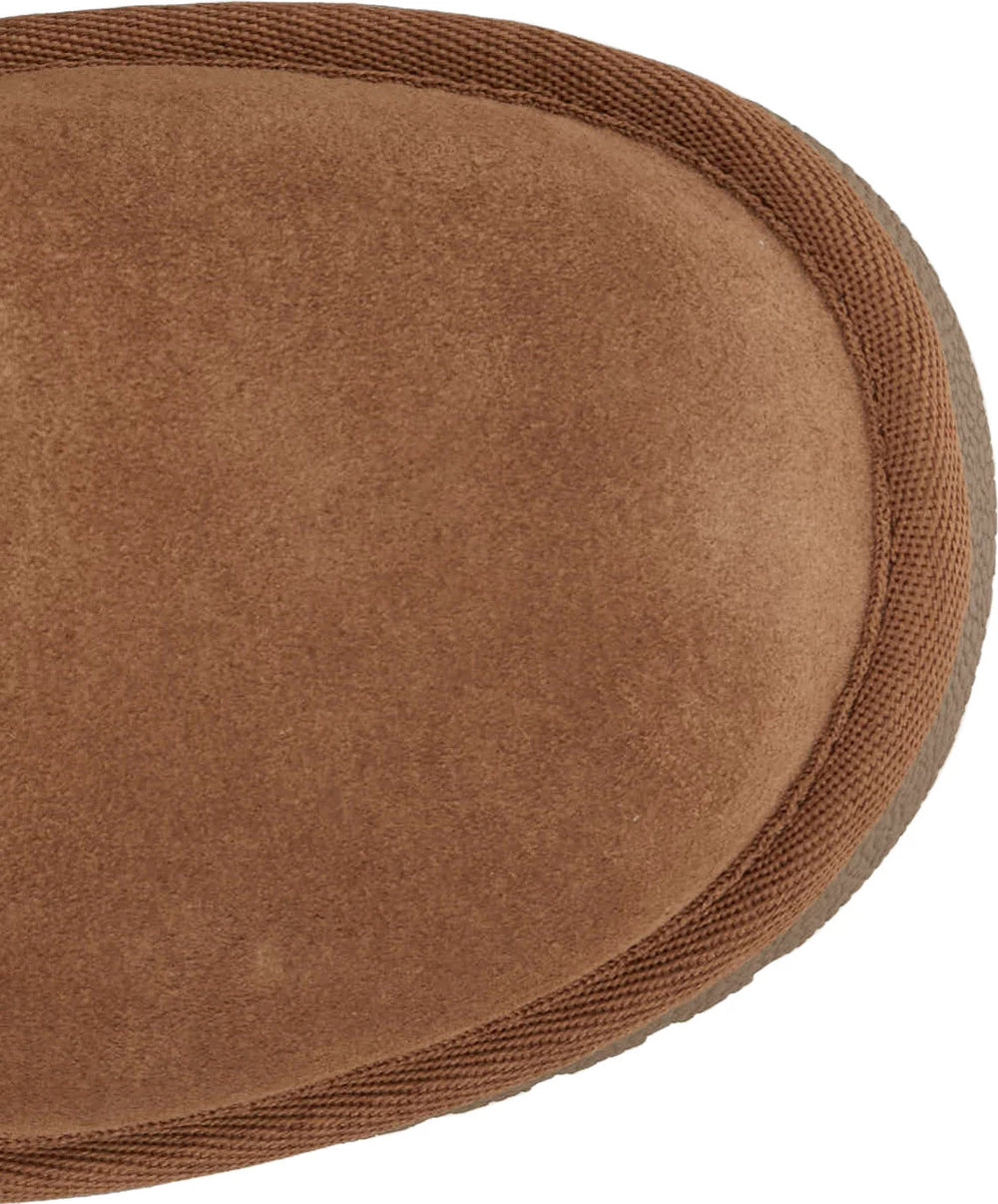 Heidi 8" Suede Shearling ™ - Chestnut (Brown)