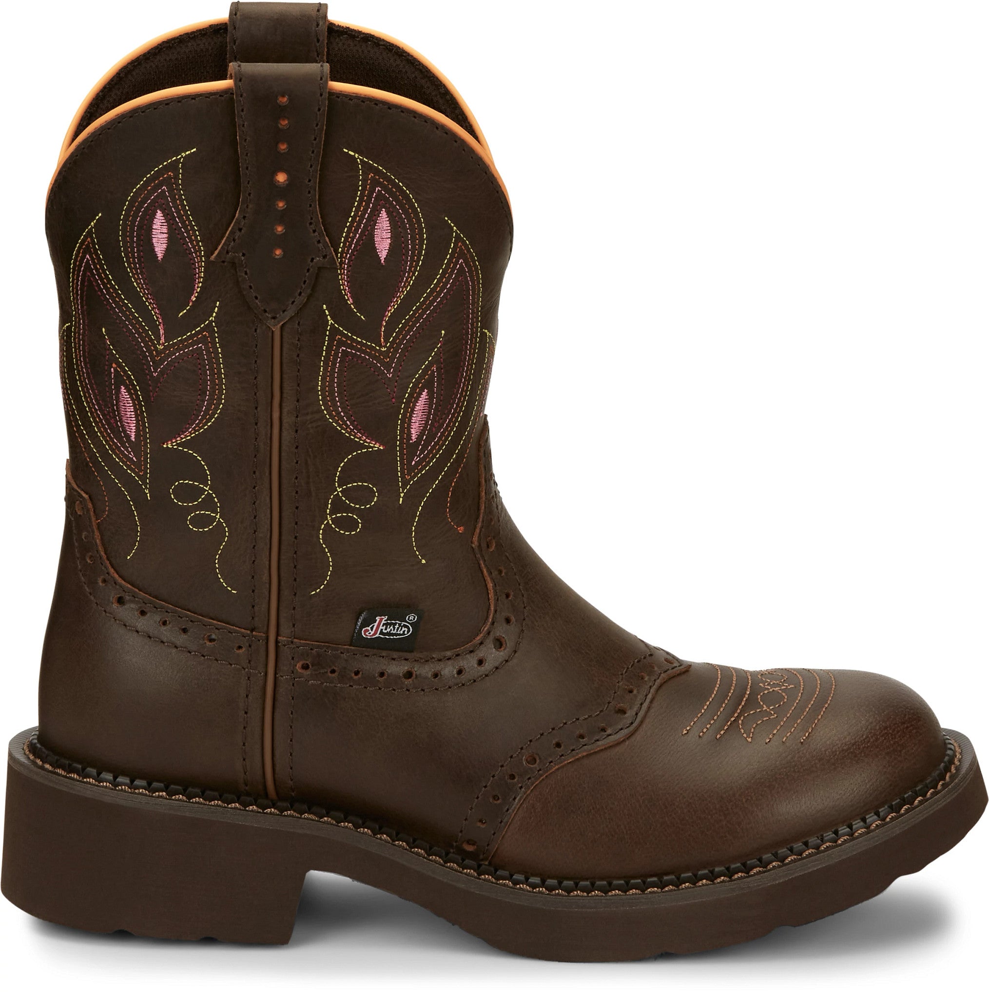 Gemma 8" Western Boot ™ - Dark Brown (Brown)