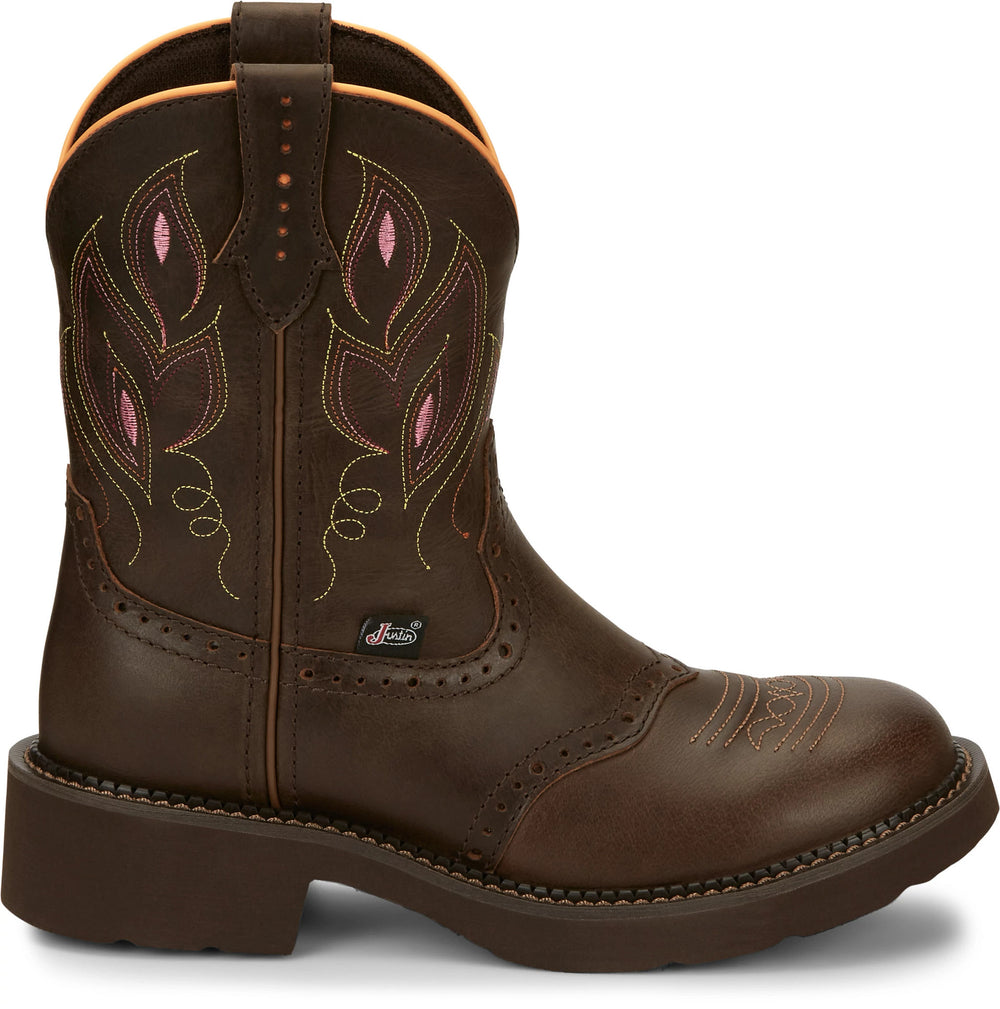 Gemma 8" Western Boot ™ - Dark Brown (Brown)