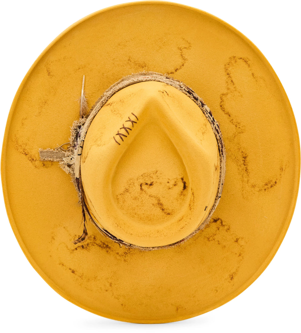 Joline Felt Western Hat ™ - Mustard (Yellow)