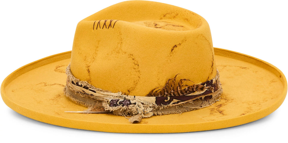 Joline Felt Western Hat ™ - Mustard (Yellow)