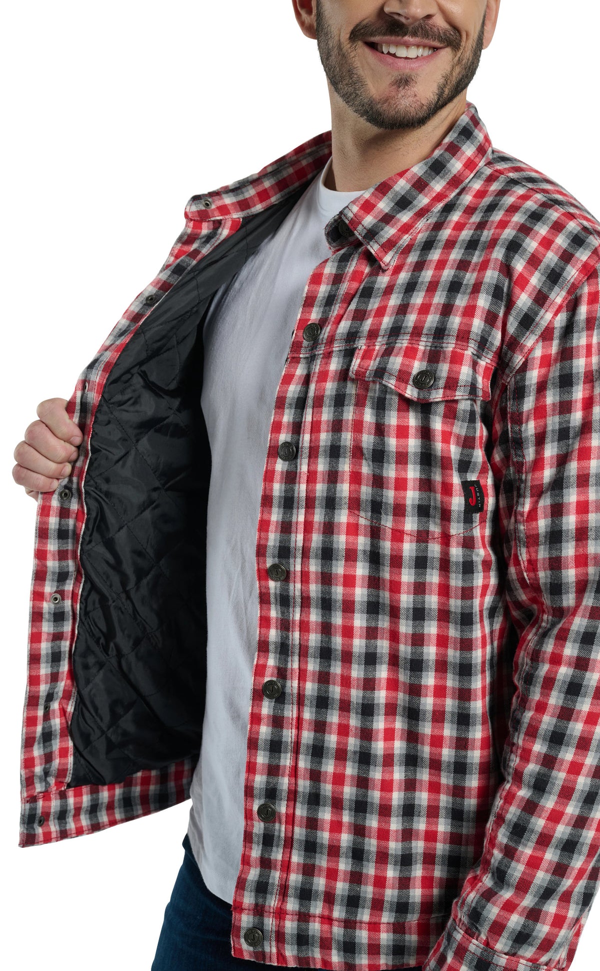 Jackson Shirt Jacket ™ - Red/White/Black Plaid (Multicolor)