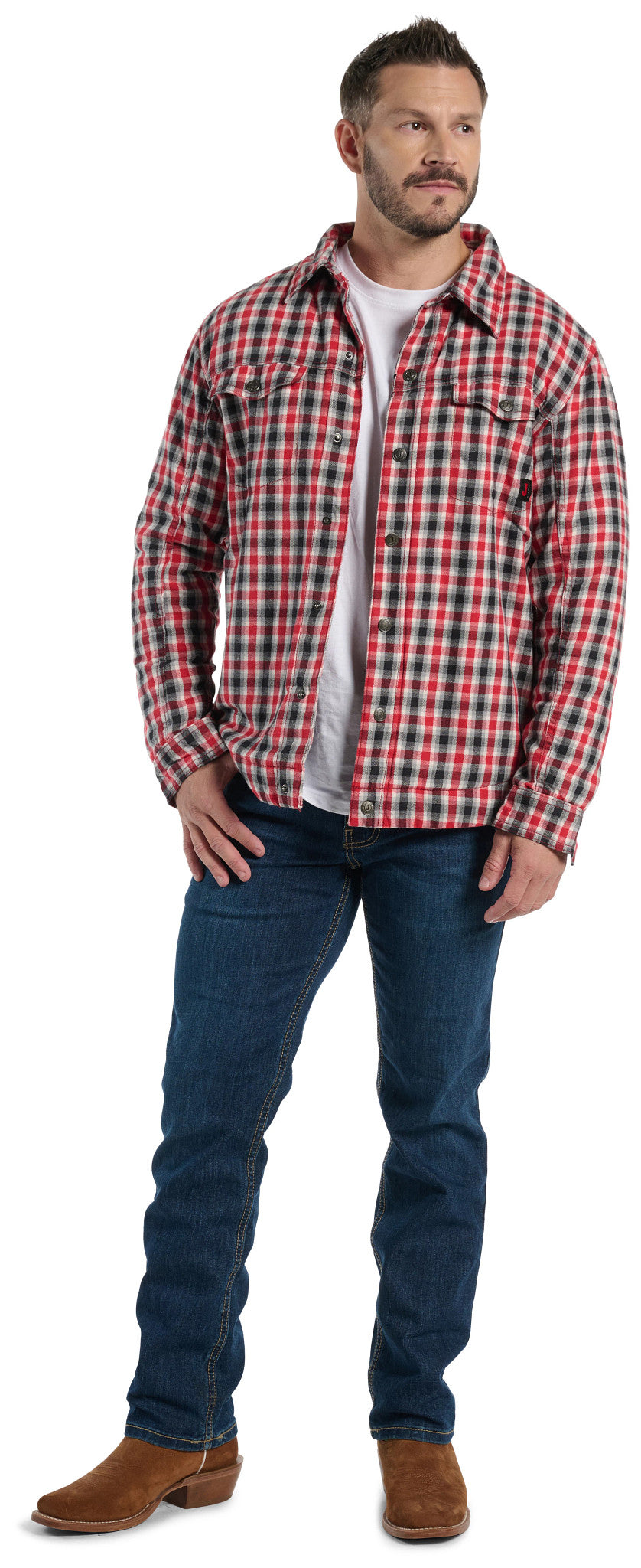 Jackson Shirt Jacket ™ - Red/White/Black Plaid (Multicolor)
