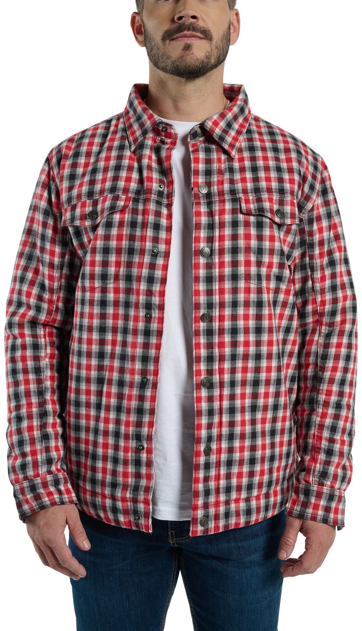 Jackson Shirt Jacket ™ - Red/White/Black Plaid (Multicolor)