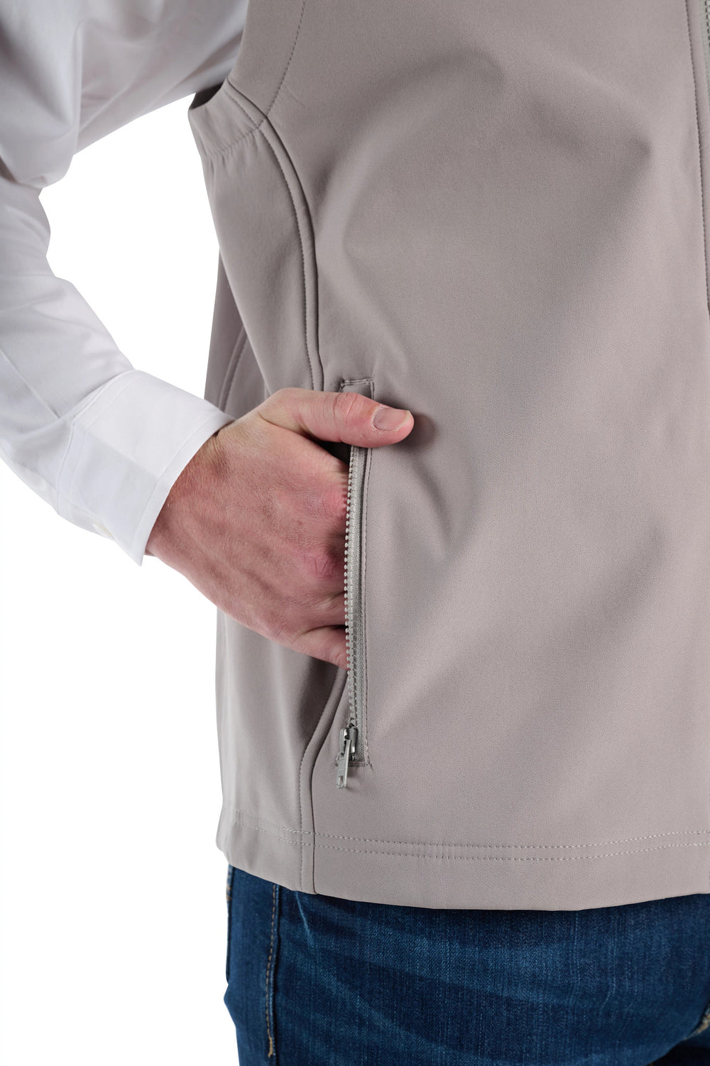 Weather Resisting Vest ™ - Solid Stone (Grey)