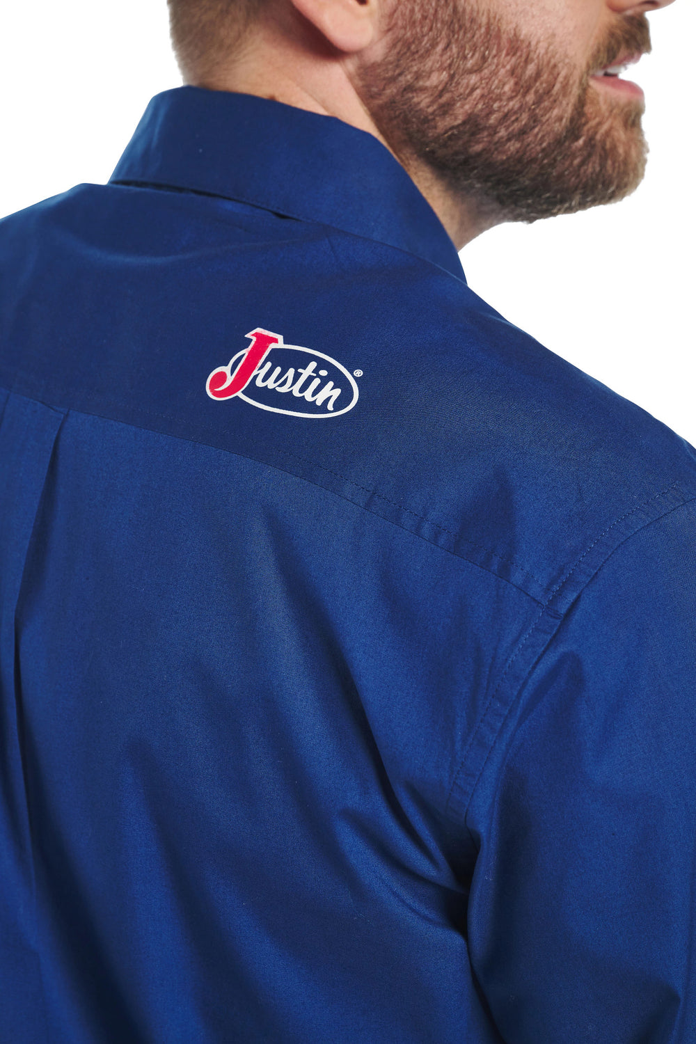 Justin Team Button Down ™ - Blue Depth (Blue)