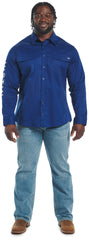 Justin Team Button Down ™ - Blue Depth (Blue)