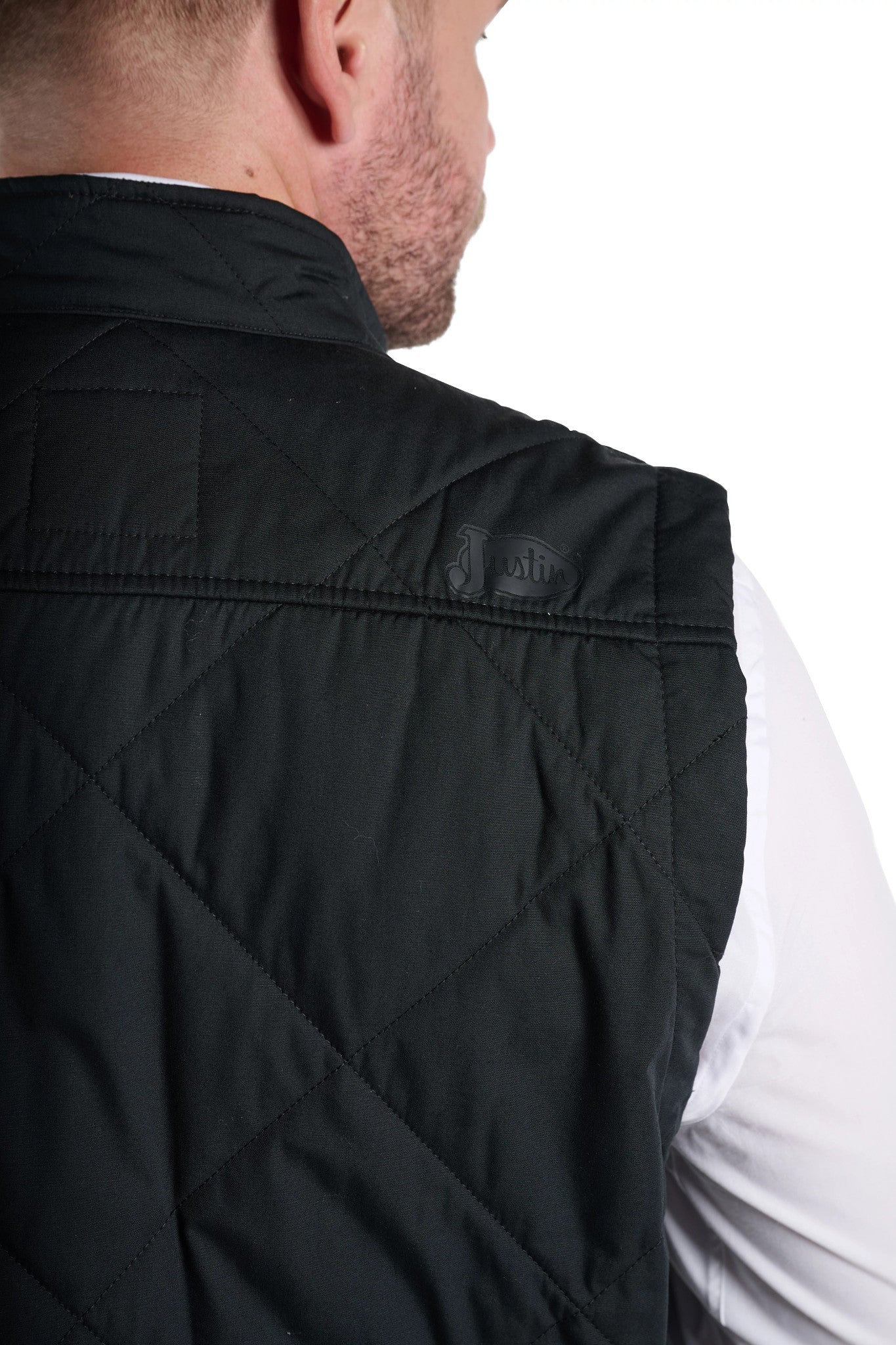 Justin Men's Quilted Vest ™ - Black