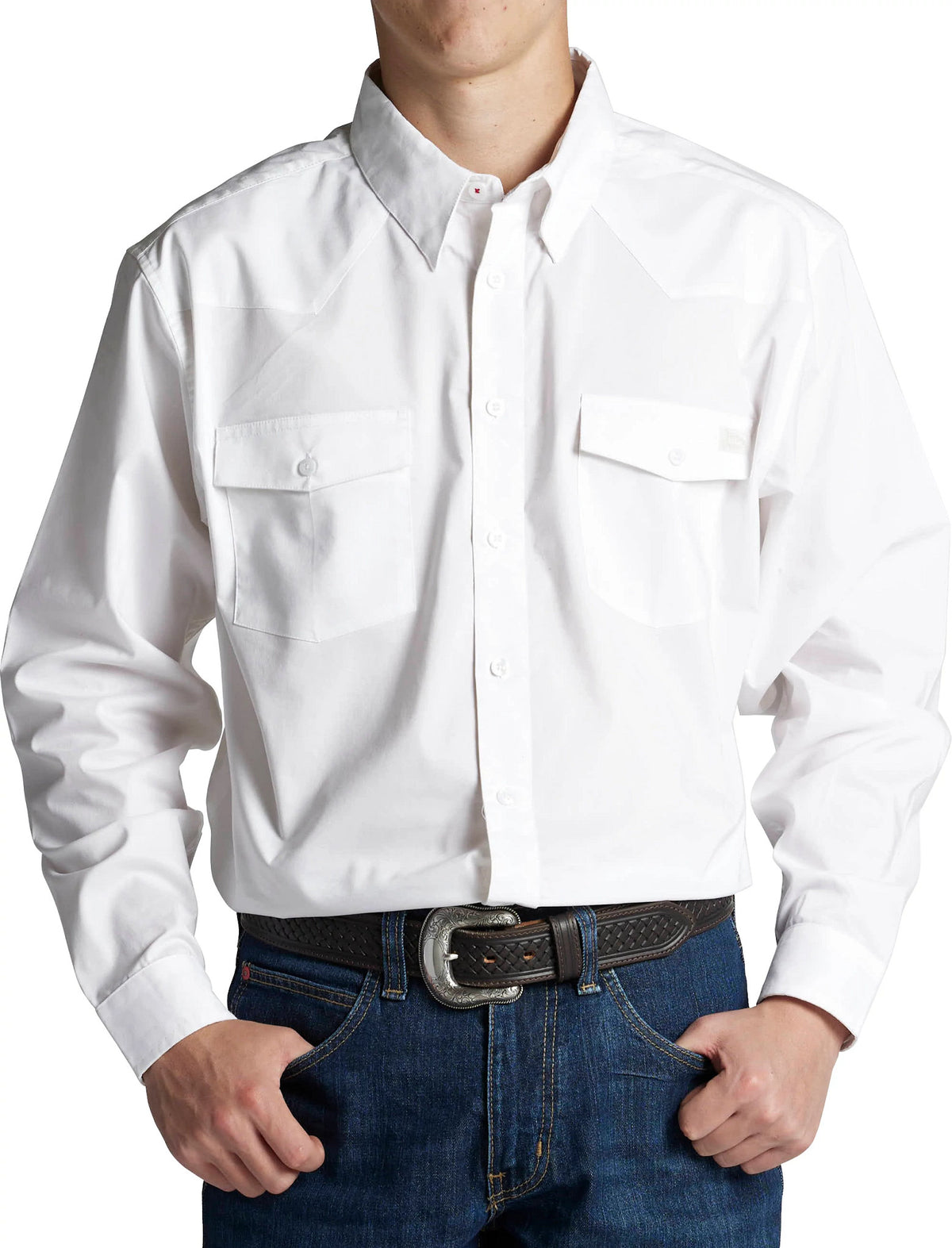Woven Button Down ™ - Bright White (White)