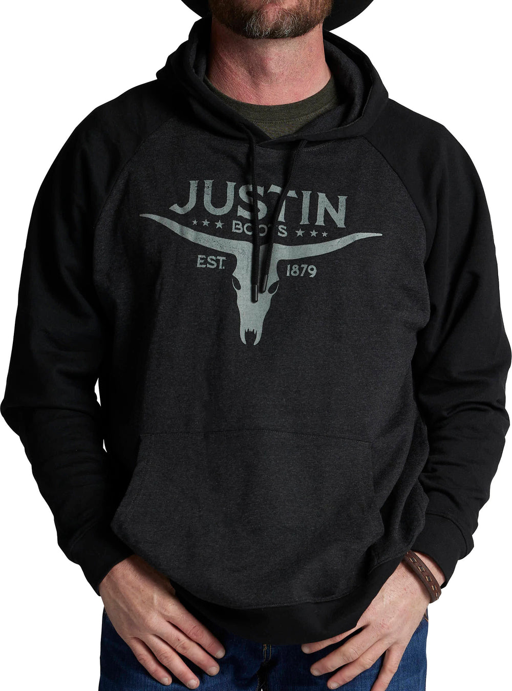 Performance Fleece Hoodie ™ - Charcoal Heather (Black)