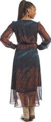 Justin Women's Wrap Maxi Dress ™ - Multicolor