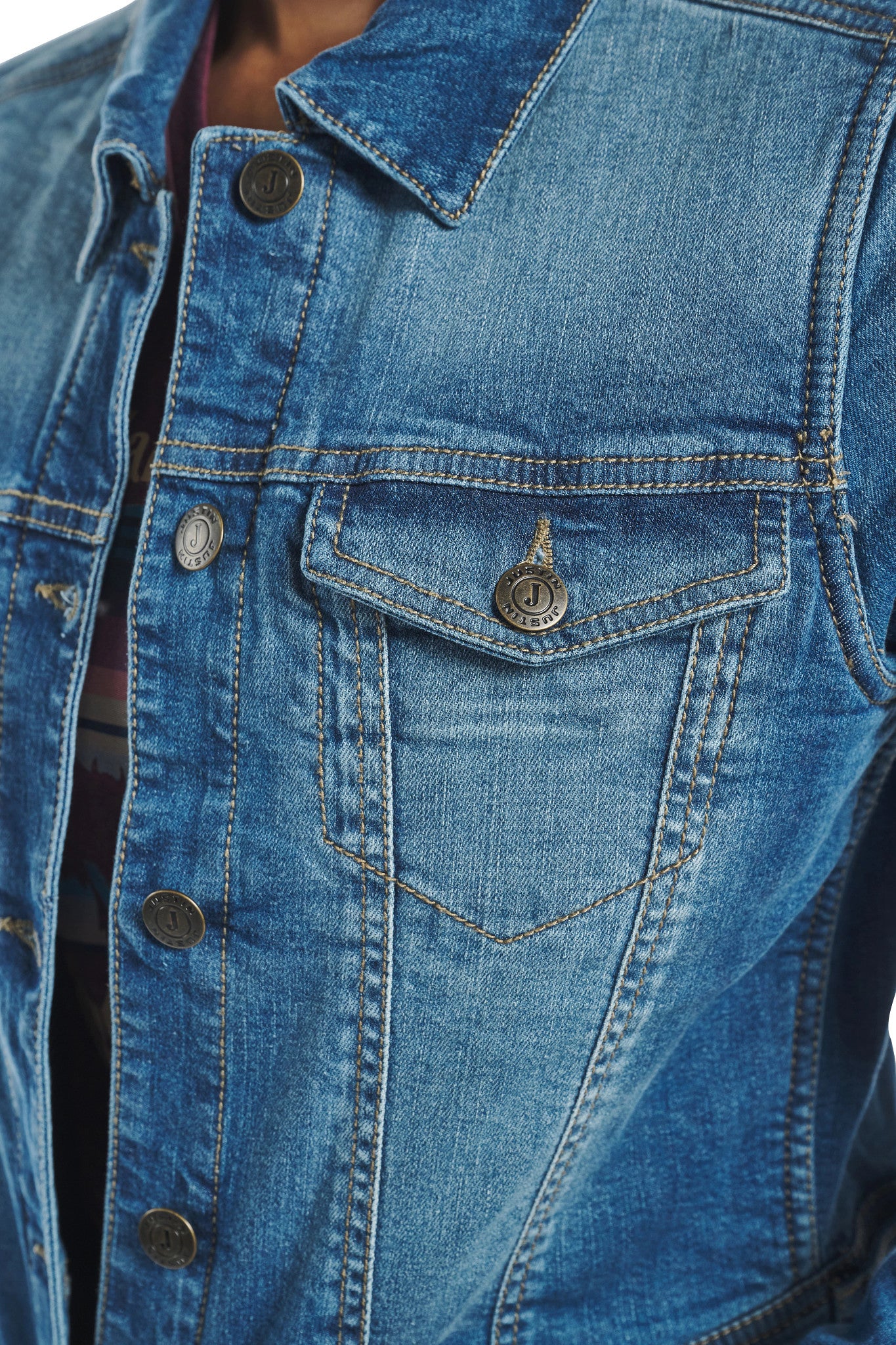 Women's Denim Jacket ™ - Denim (Blue)