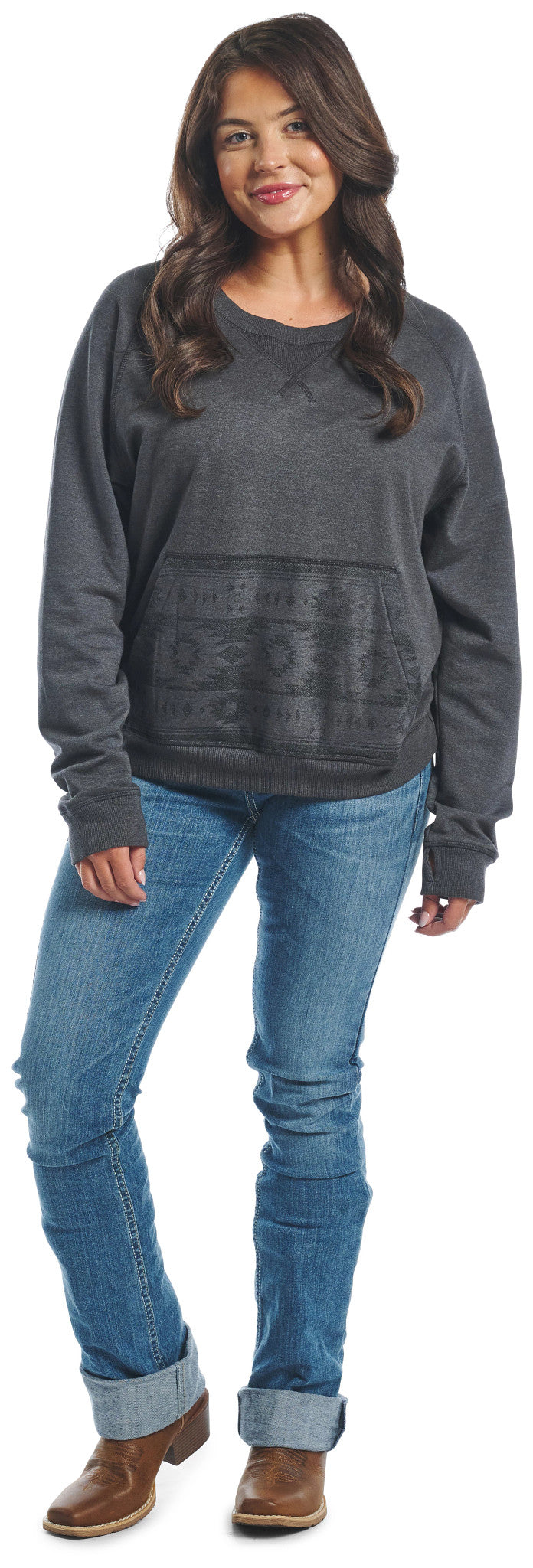 Justin Women's Conceal Carry Sweatshirt ™ - Black
