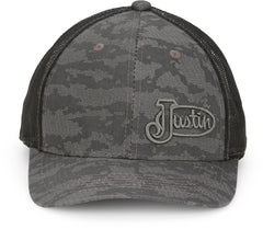 Camo Cap ™ - Grey Camo Grey Logo (Grey)
