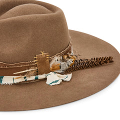 Hattie Felt Western Hat ™ - Mocha (Brown)