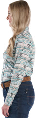 Justin Women's Woven Shirt ™ - Turquoise (Multicolor)