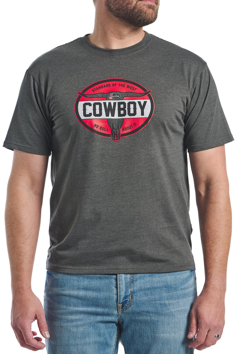 Men's No Bull About It Tee ™ - Charcoal (Grey)