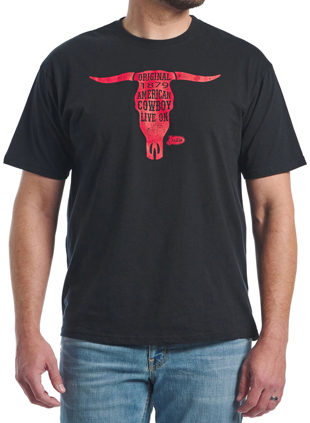 Men's Cowboy Live On Tee ™ - Black