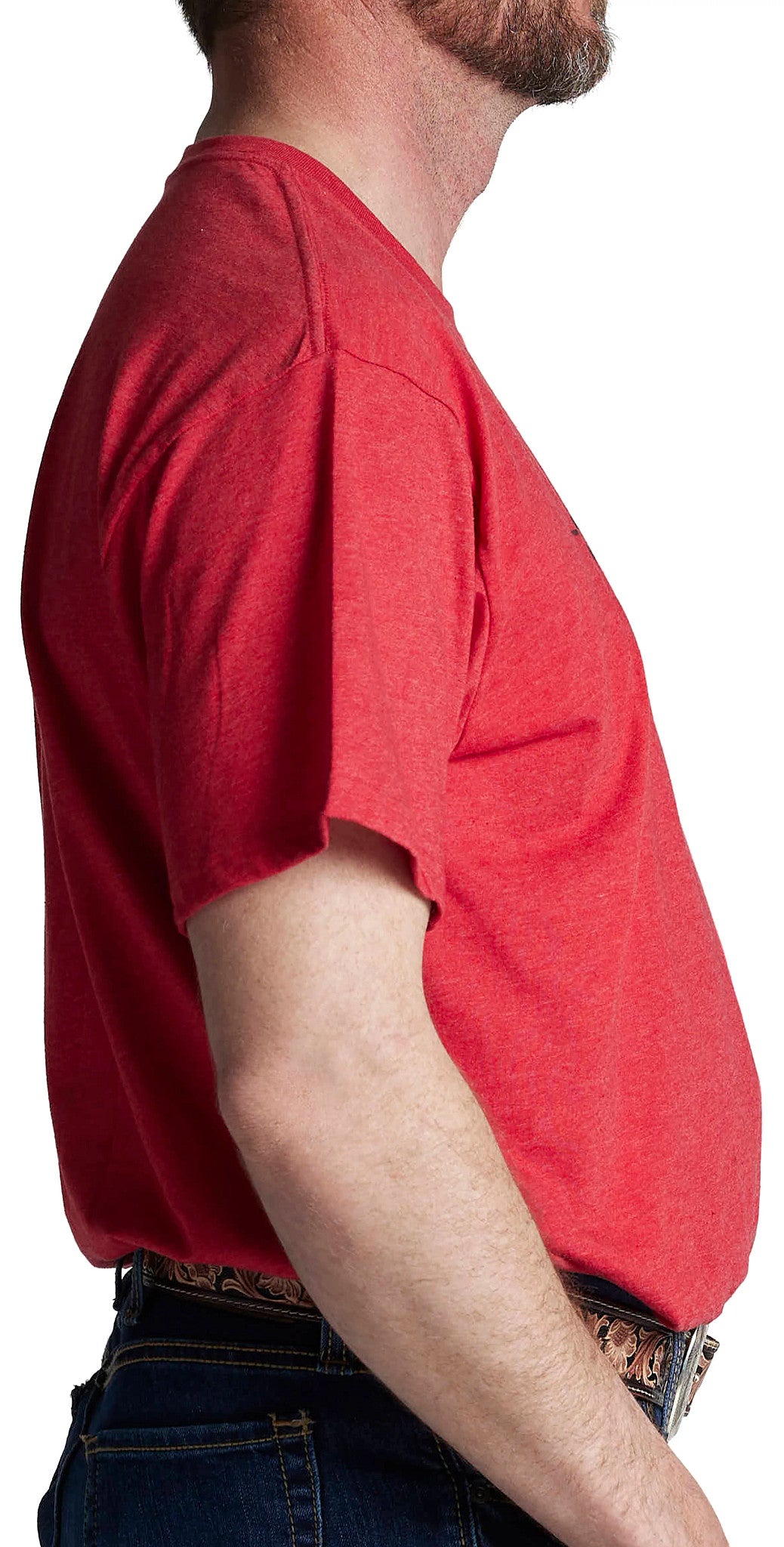 Justin Men's Bull Skull Tee ™ - Red