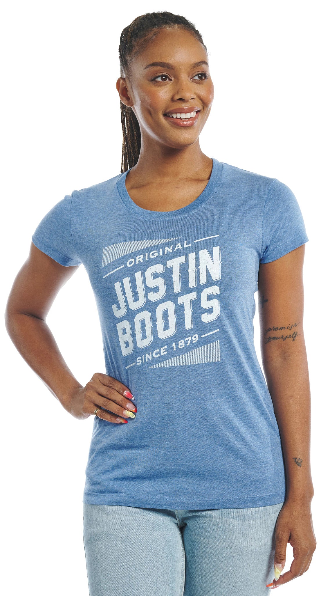 Original Justin Boots Women's Tee ™ - Blue