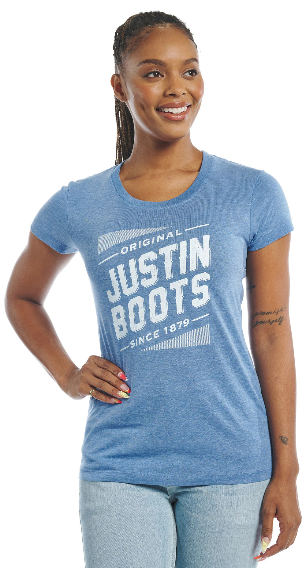 Original Justin Boots Women's Tee ™ - Blue