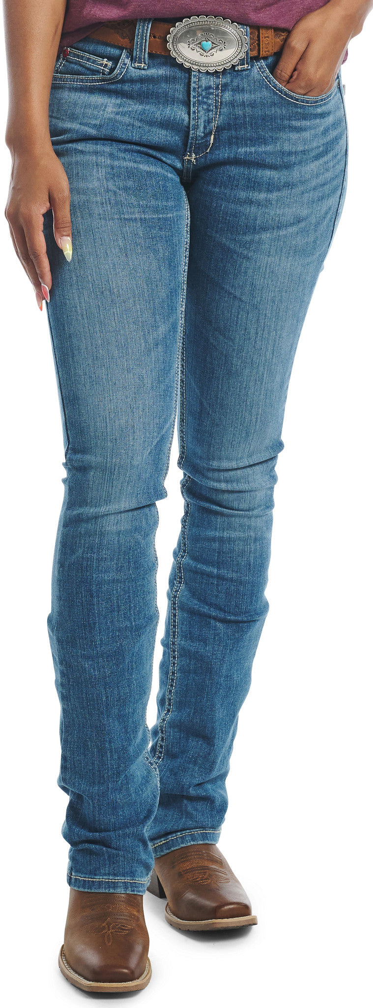 Midrise Bootcut Womens ™ - Light Denim (Blue)