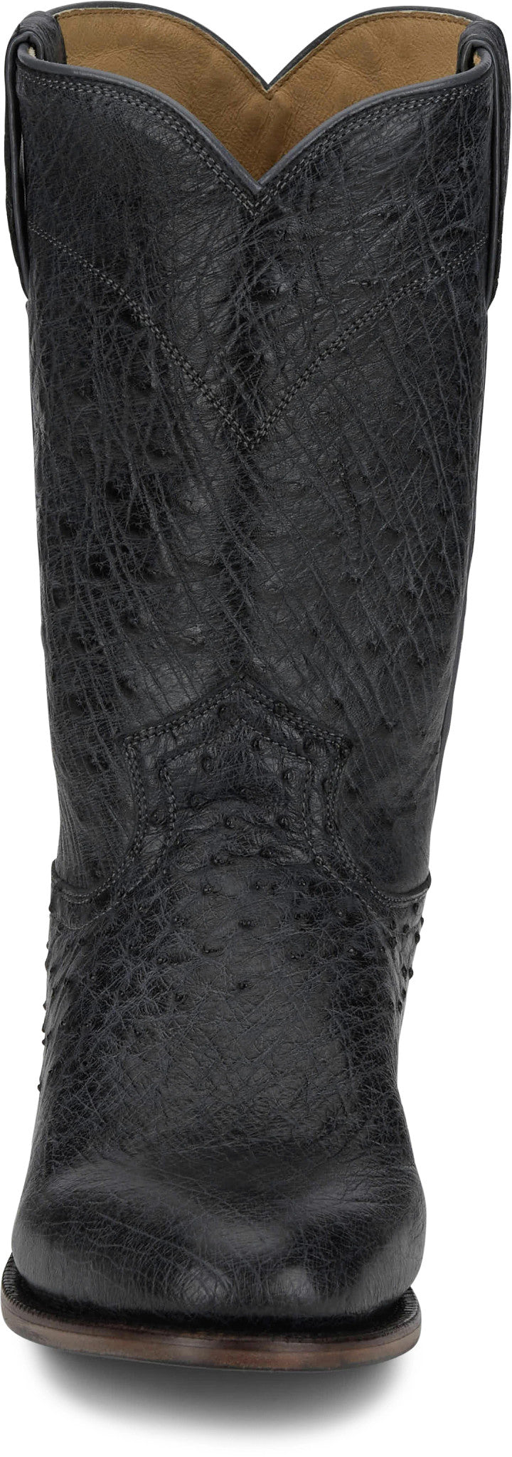 Stinson 10" Smooth Ostrich Roper ™ - Grey Vale (Grey)