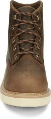 Maxwell 6" Steel Toe Lace Up ™ - Peanut Tan (Brown)