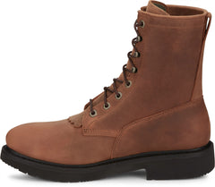 Livestock 8” Steel Toe ™ - Aged Brown (Brown)