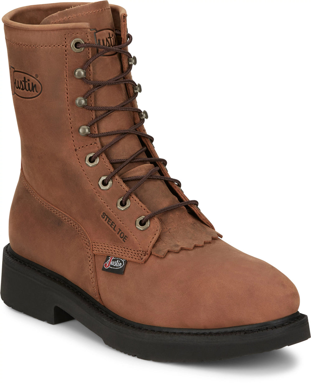 Livestock 8” Steel Toe ™ - Aged Brown (Brown)